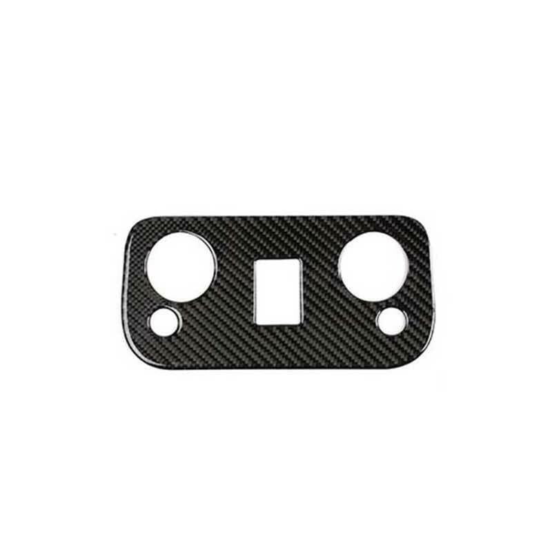 for Ford for Mustang 2015-2022 Real Carbon Fiber Front Reading Light Lamp Frame Trim
