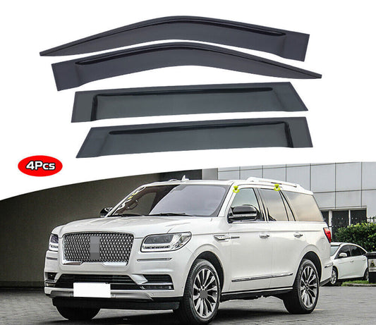 for Lincoln for Navigator 2018-2024 Window Wind Visor Sun Rain Guard Vent Deflectors