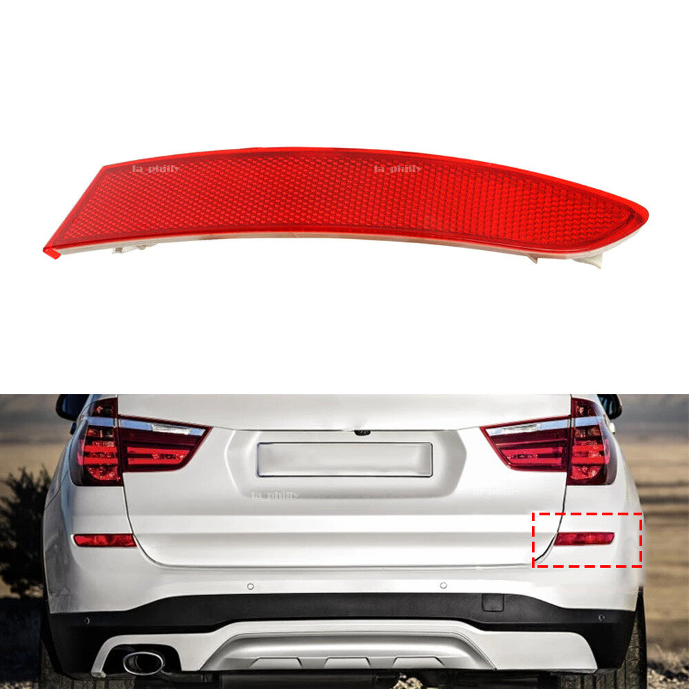 Rear Right Side Bumper Reflector Light Trim for BMW F25 X3 2014 2015 2016 2017