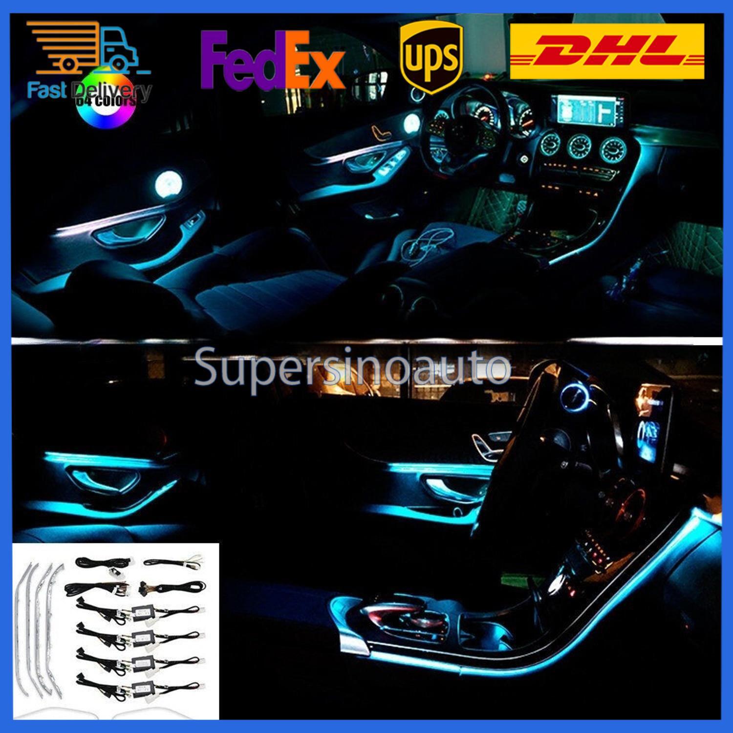 64 Color Ambient Light Atmospheric Light Suit for Mercedes-Benz C W205 GLC X253