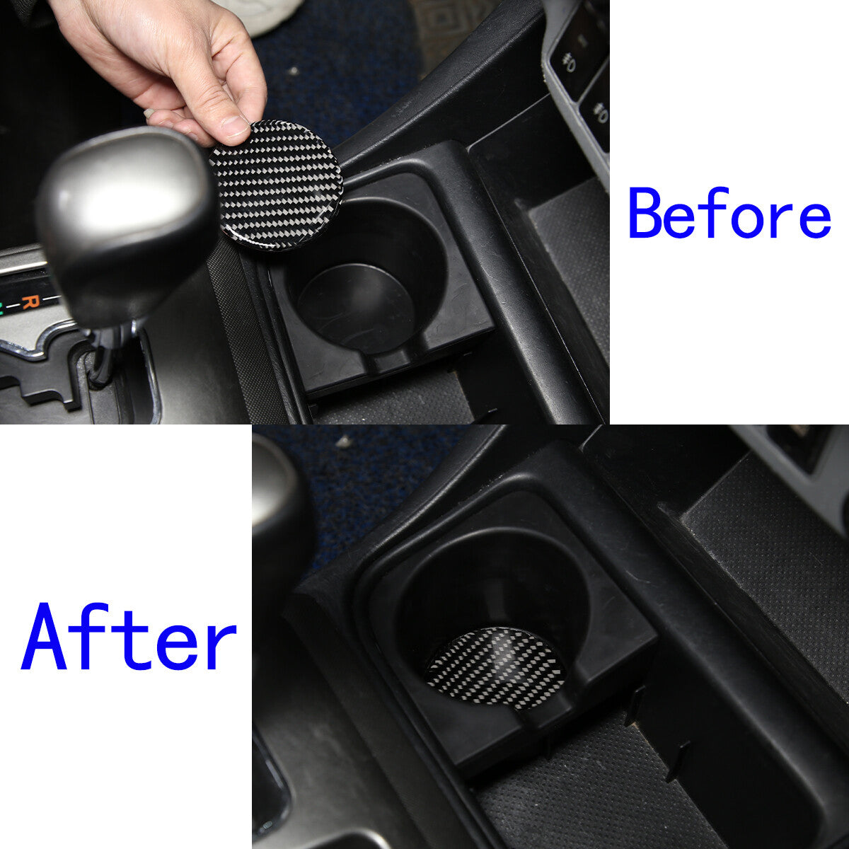 Carbon fiber interior console gearbox frame trim cover for Alfa Romeo for Stelvio 17-19