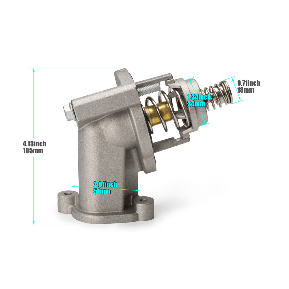 One engine coolant thermostat housing assembly suitable for 16-20 CT6 and 20-22 for Cadillac CT5.
