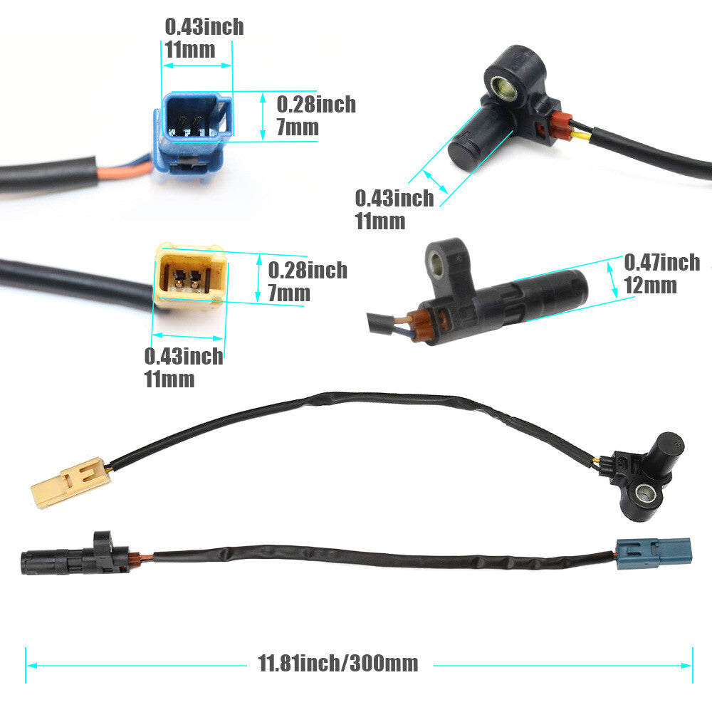 2x Output Speed Sensor And Input Speed Sensor for Audi for VW 09G927321B 09M927321B