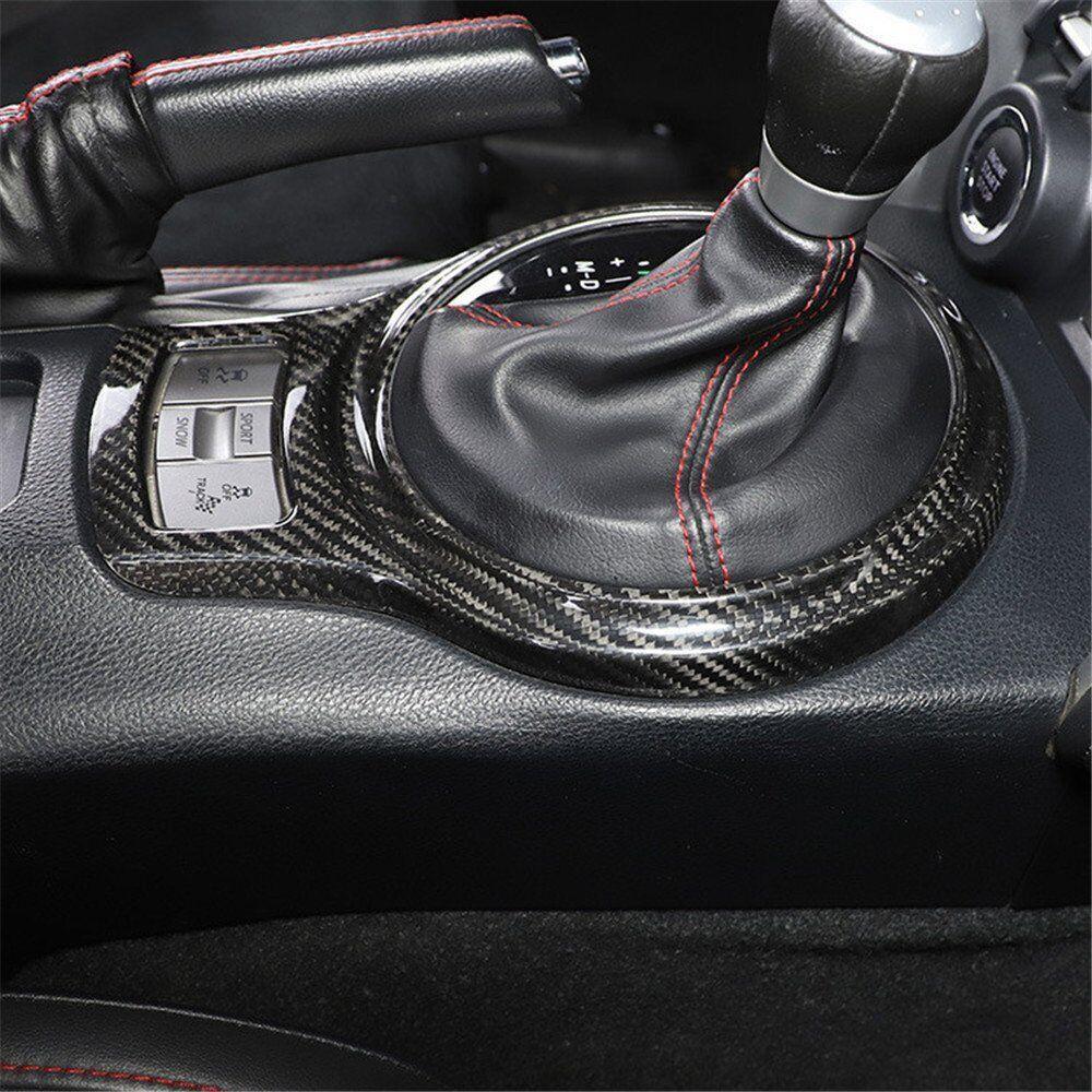 Real Carbon Fiber Gear Shift Panel Trim for Toyota 86 for Subaru BRZ12-20 for Scion -S