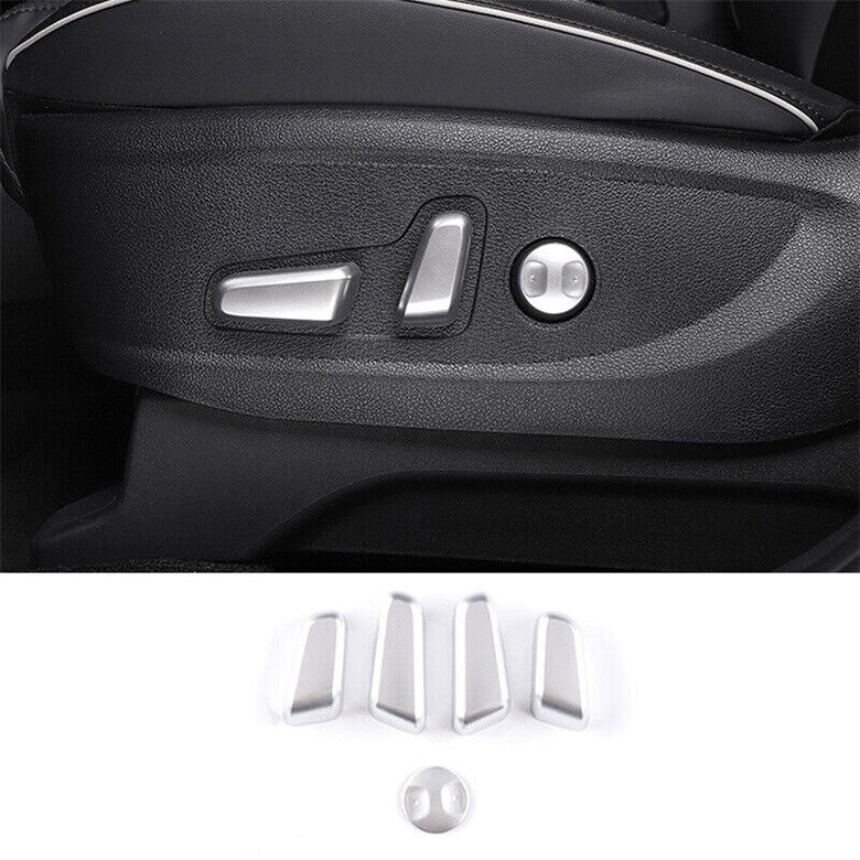 for Hyundai Palisade 2020-24 Silver for Seat Adjustment Switch Control Button Cover