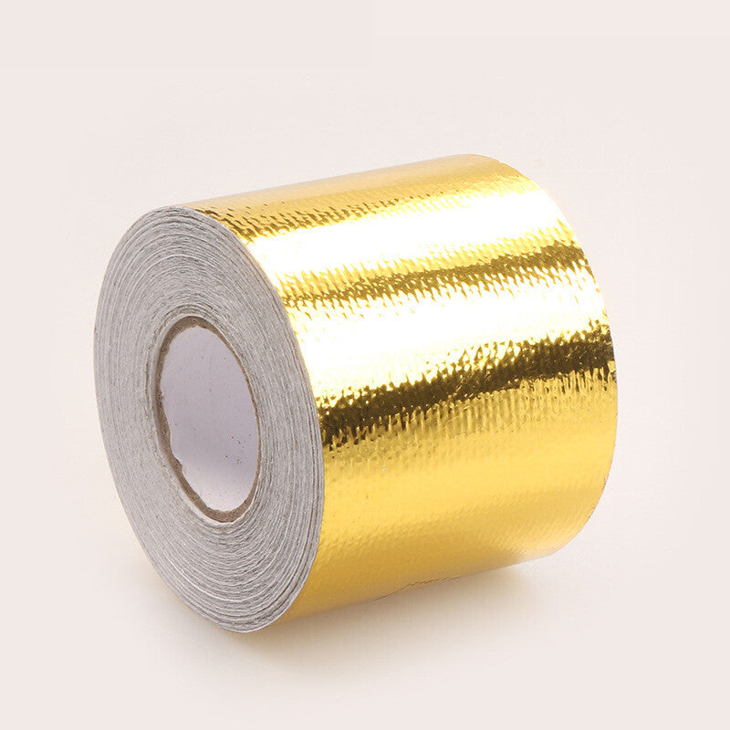 16ft Reflective Adhesive High Temperature Heat Shield Wrap Tape Roll Intake Pipe