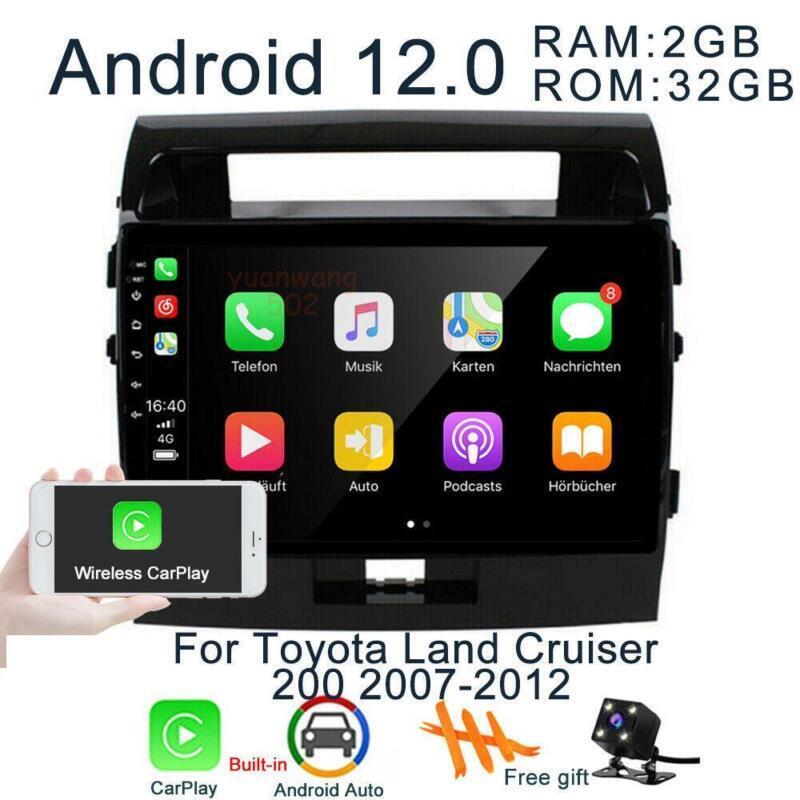 Android 8-Core Car GPS Radio Stereo DSP Carplay 32GB for Toyota for Land Cruiser 200