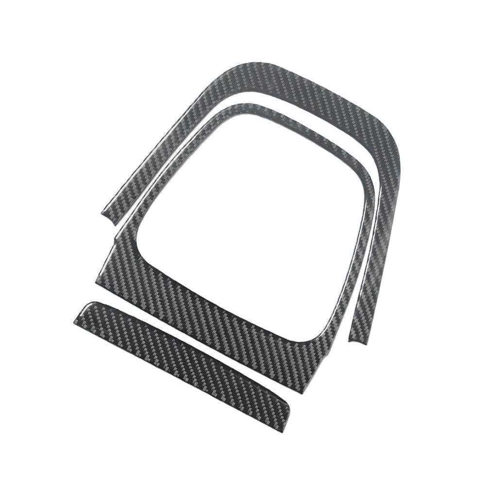 3Pcs Carbon Fiber Above Console Storage Cover for Chevrolet Sonic 2012-2016