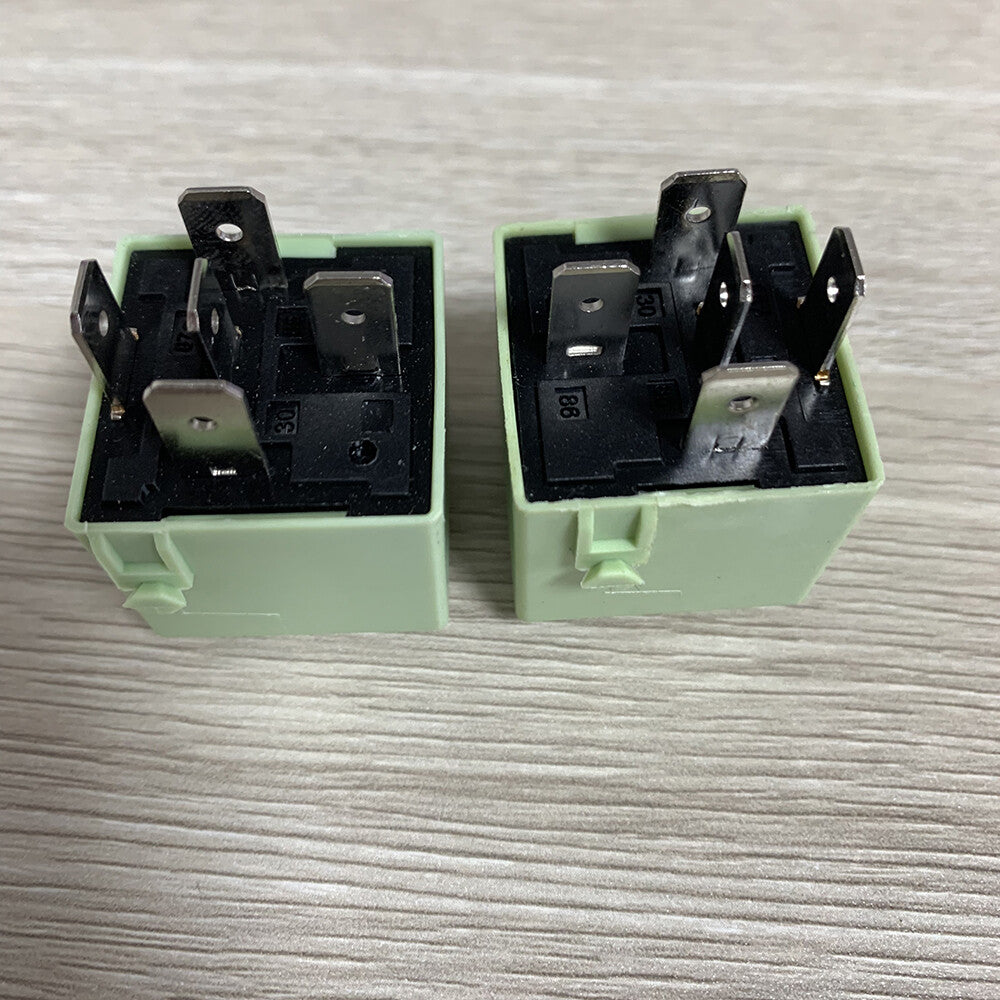 2Pcs Tyco for BMW Multipurpose Relay Green 5Pins for BMW 61368373700 V23134-K59-X31