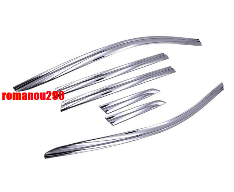 for Nissan Rogue 14-20 silver Window Visor Vent Sun Shade Rain Guard Door Visor