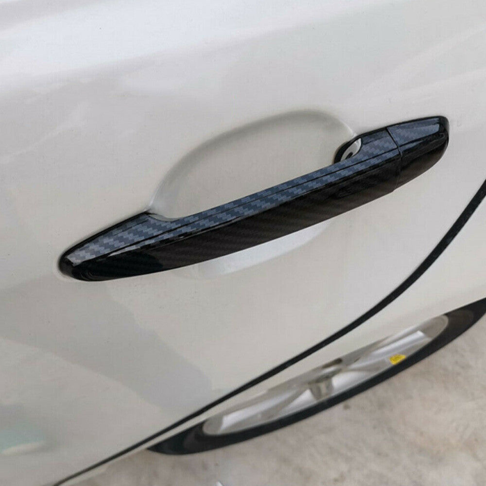 DOOR HANDLE COVER TRIM CARBON FIBER for TOYOTA HIGHLANDER for AVALON TACOMA for CAMRY