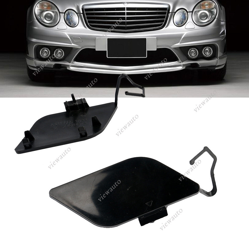 Fit for Mercedes for Benz E-Class Front Bumper Tow Hook Cap Cover Eye Access 2006-09