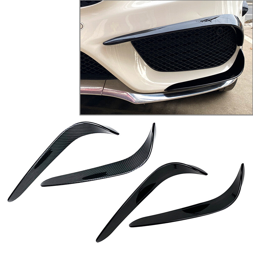 Front Bumper Lip Splitter Spoiler Fit for Mercedes-Benz C-Class W205 2015-2018