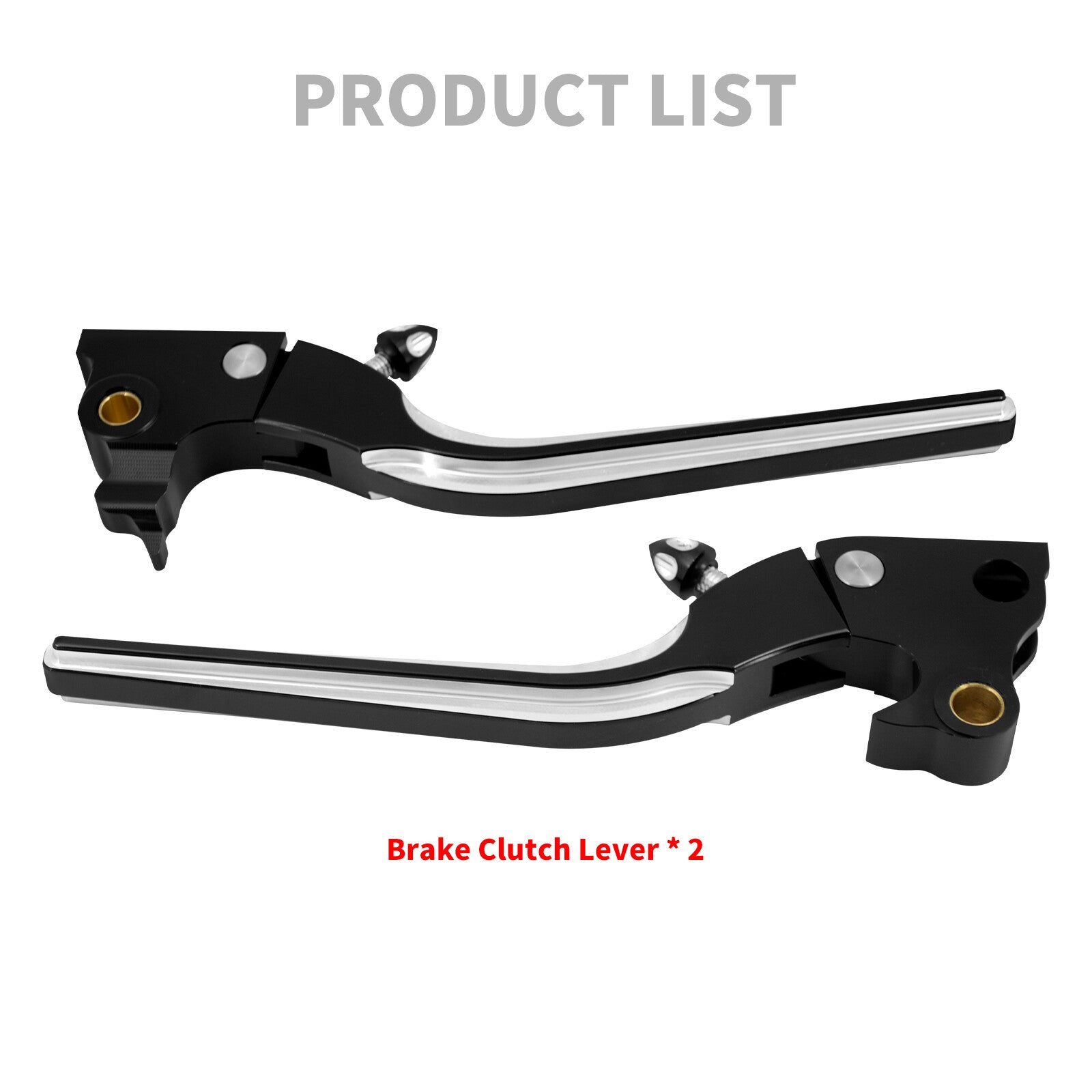 Black Brake Clutch Levers Fit for Harley Sportster Iron 883 1200 XL 48 72 14-24