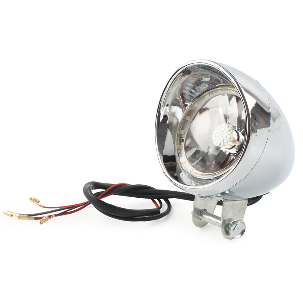 for Honda VTX 1800 Retro LED Headlight Spotlight Lamp Turn Signal Light Chrome