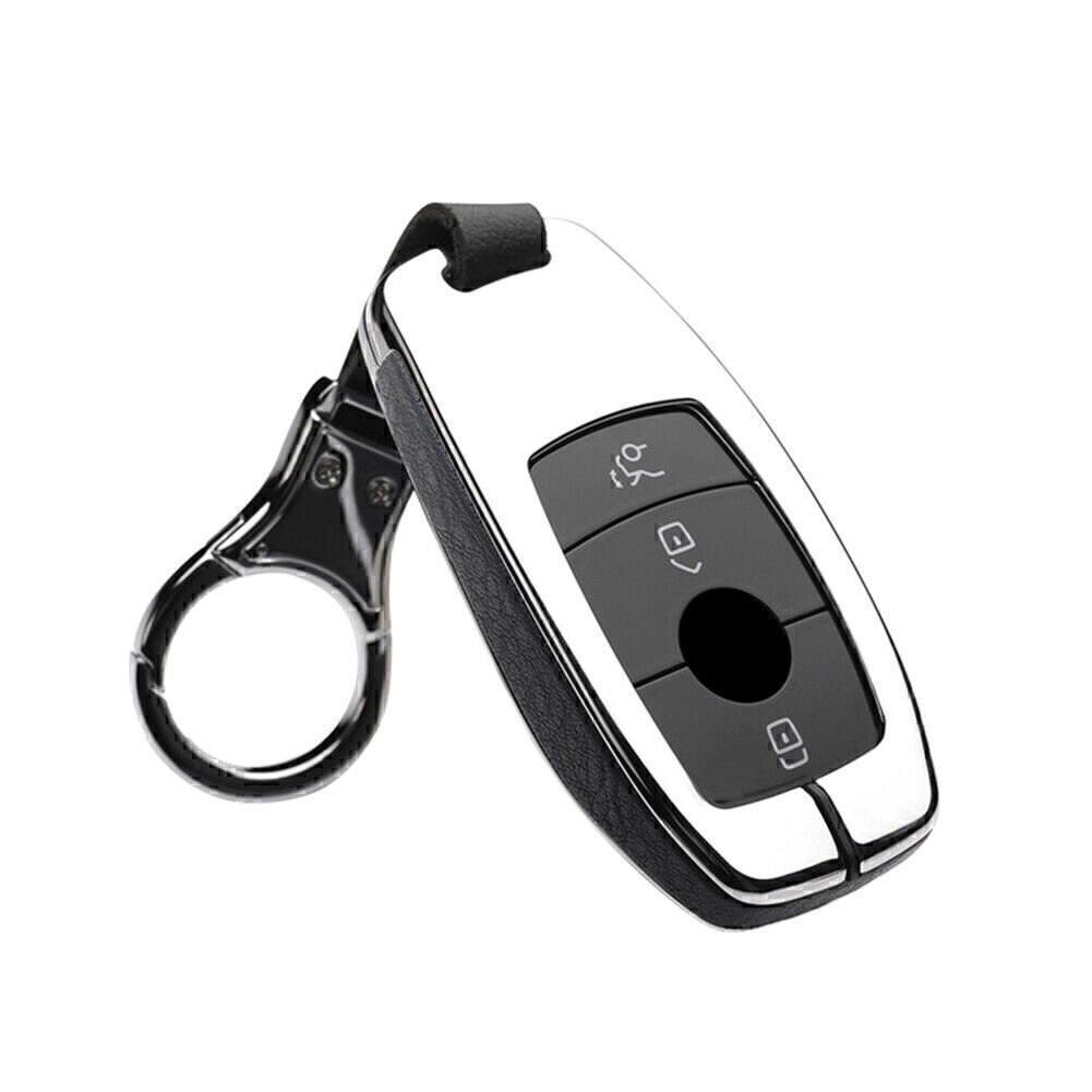 Autoschl¨¹ssel H¨¹lle Leder f¨¹r 2017 for Mercedes-Benz W202 E300 W210 Schutzh¨¹lle Auto