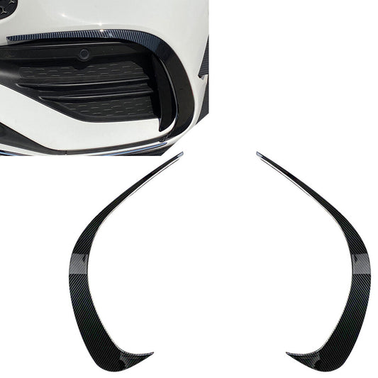 2x Front Bumper Lip Splitter Spoiler Carbon Fiber Fit for Mercedes-Benz C-Class W206