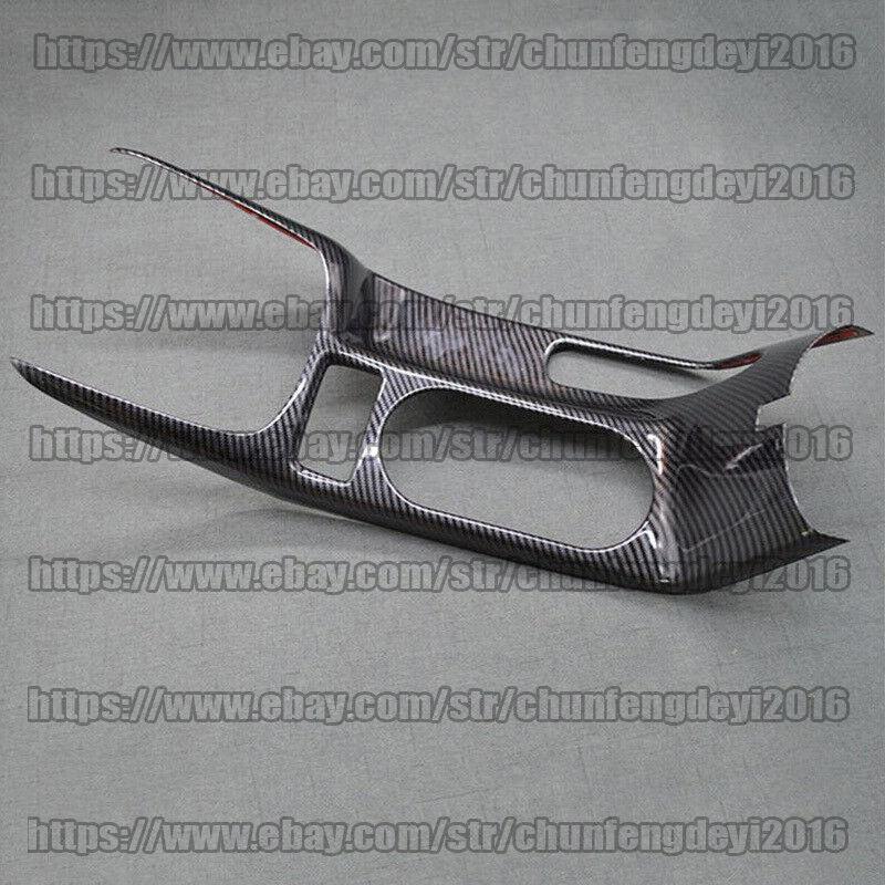 for Kia Forte K3 2017-18 Carbon Fiber Car Central Console Gear Shift Panel Trim