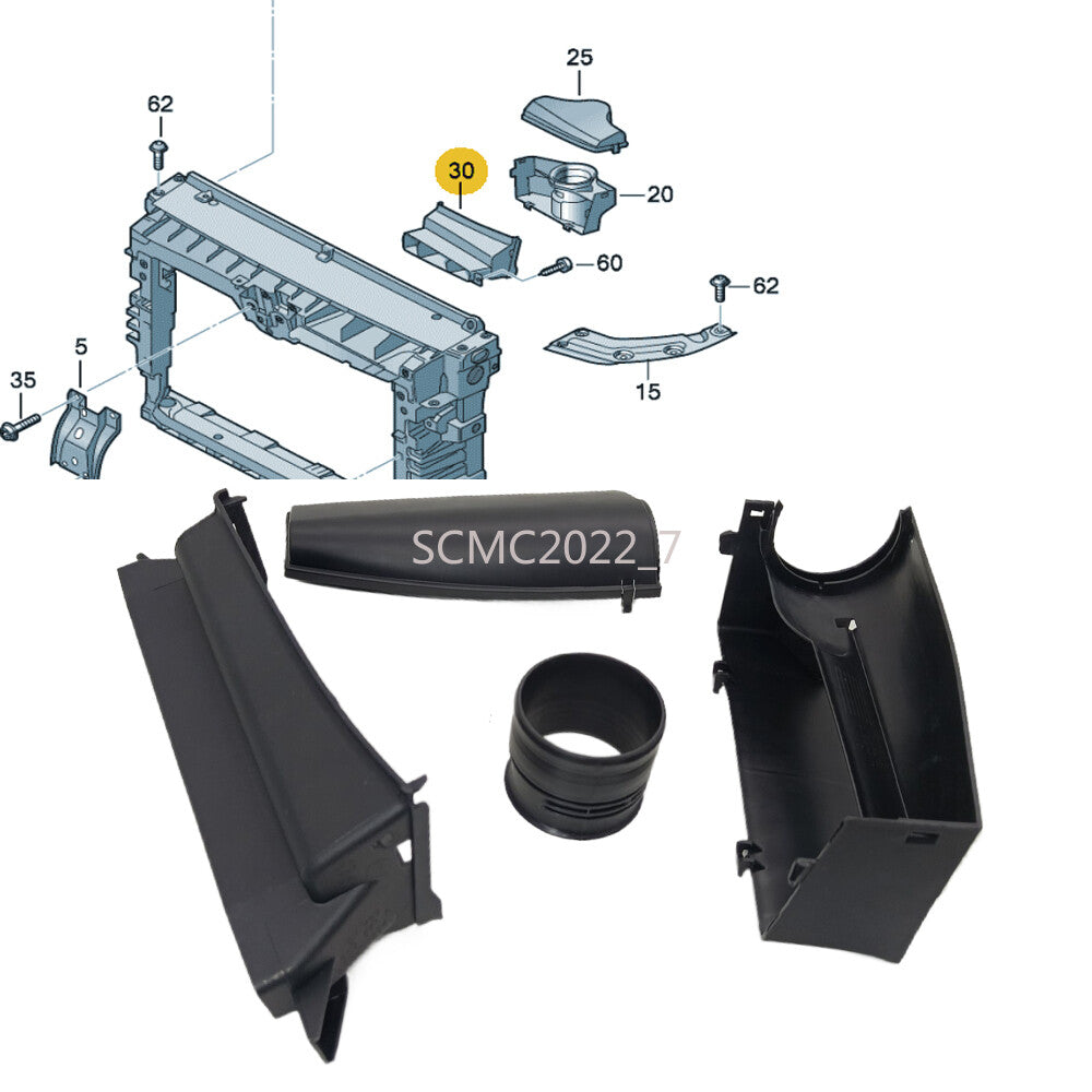 Air Intake Guide Inlet Duct Assembly for VW for Passat B6 CC for Tiguan for Seat 2.0T 1.8T