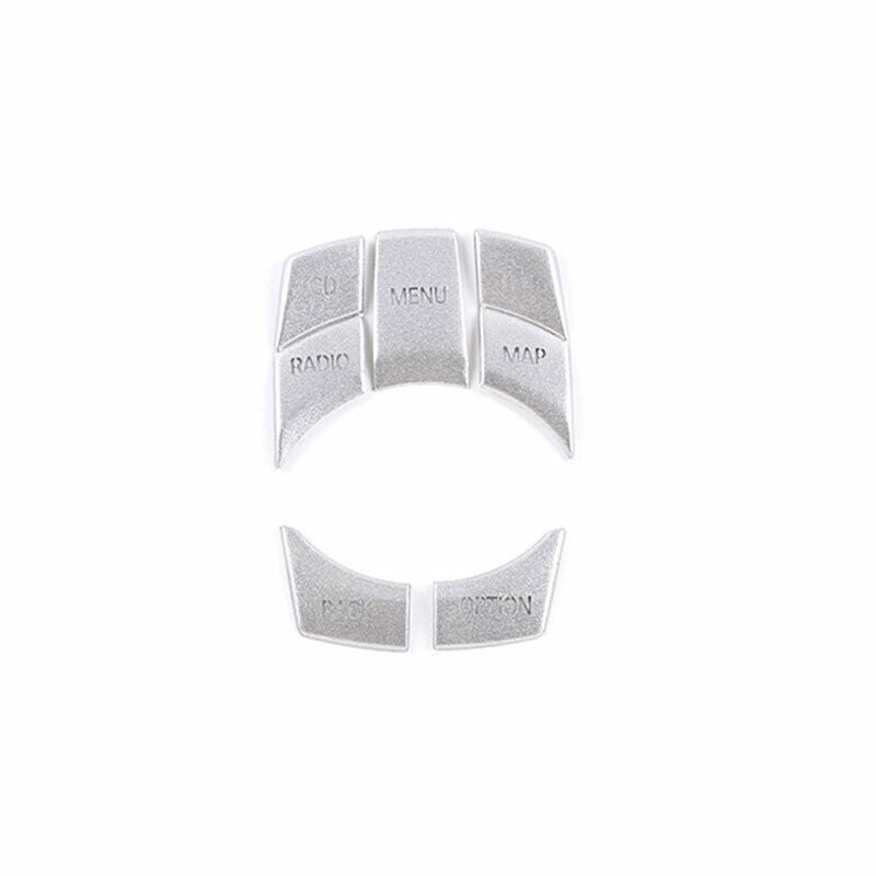 for BMW 3 4 Series GT 2014-2018 Silver Aluminum Center Console Switch Decoration