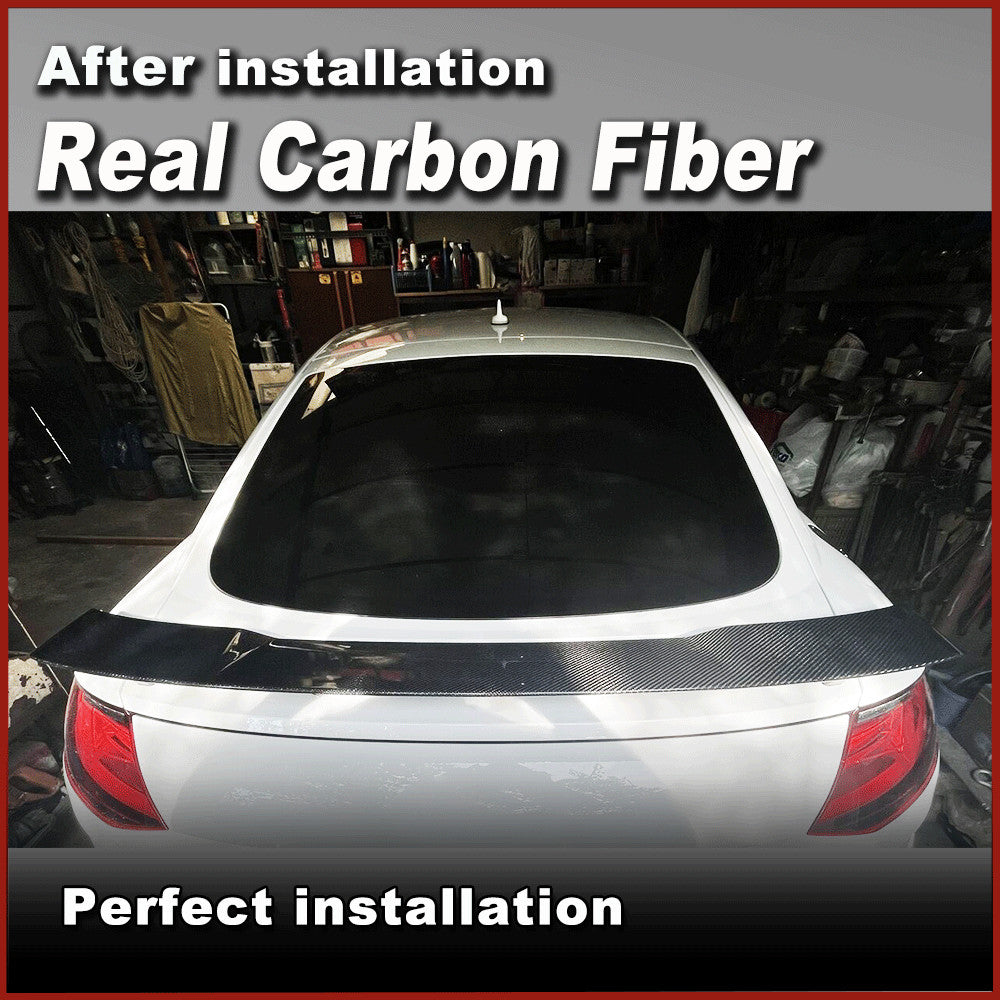 for Audi TT TTS TTRS Coupe 15-21 REAL CARBON Rear Trunk Spoiler Racing Wing Lip