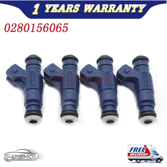 Fuel Injectors 0280156065 4PCS for Volkswagen for Passat for Audi for A4 Quattro 1.8L Turbo