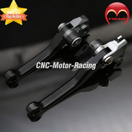 Suitable for Kawasaki KX450 2019 - 2020 CNC black off-road bicycle clutch and brake lever (aluminum)