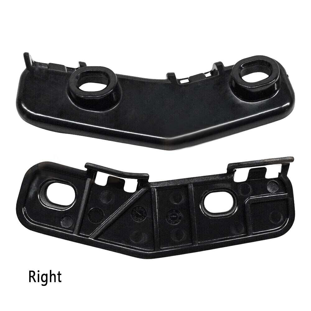 Pair Black Front Bumper Bracket Cover Insert for BMW X1 F48 2016-2020 Right+Left