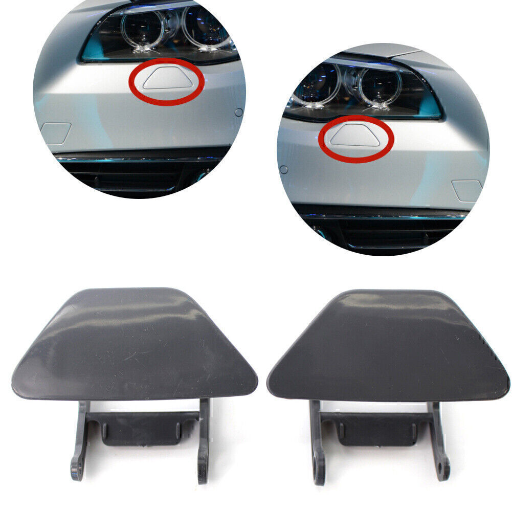 for BMW 535i F10 F18 2011-13 Bumper Headlight Headlamp Washer Cap Cover 2x