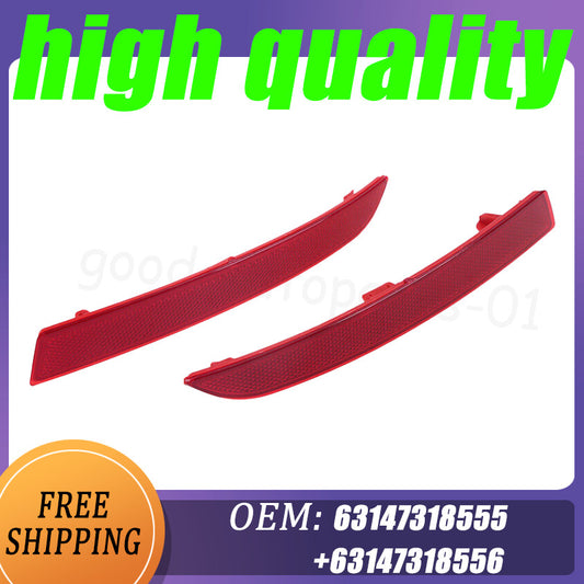 1. Dual rear bumper reflective signal lens suitable for BMW 5 Series F10 F18 LCI 2014-2017