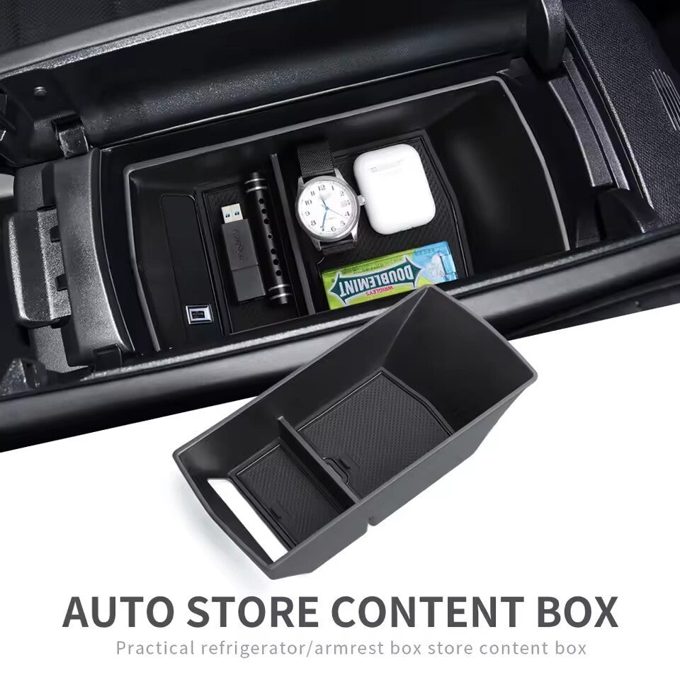 for Citroen C5 X 2021-2023 Center Console Armrest Storage Box With USB Tray