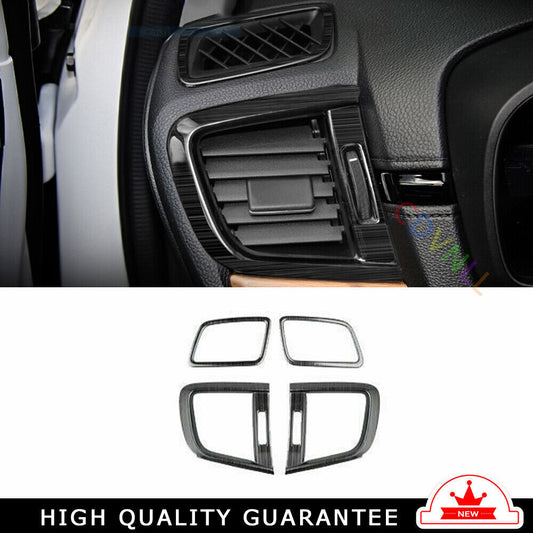 LR AC Air Outlet Vent Cover Trim 4 for Honda CRV CR-V 2017-2022 Black Titanium