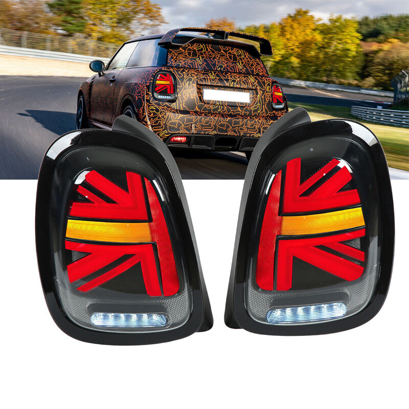 2PCS Smoked LED Rear Taillights for BMW for MINI Cooper F55 F56 F57 2014-2019