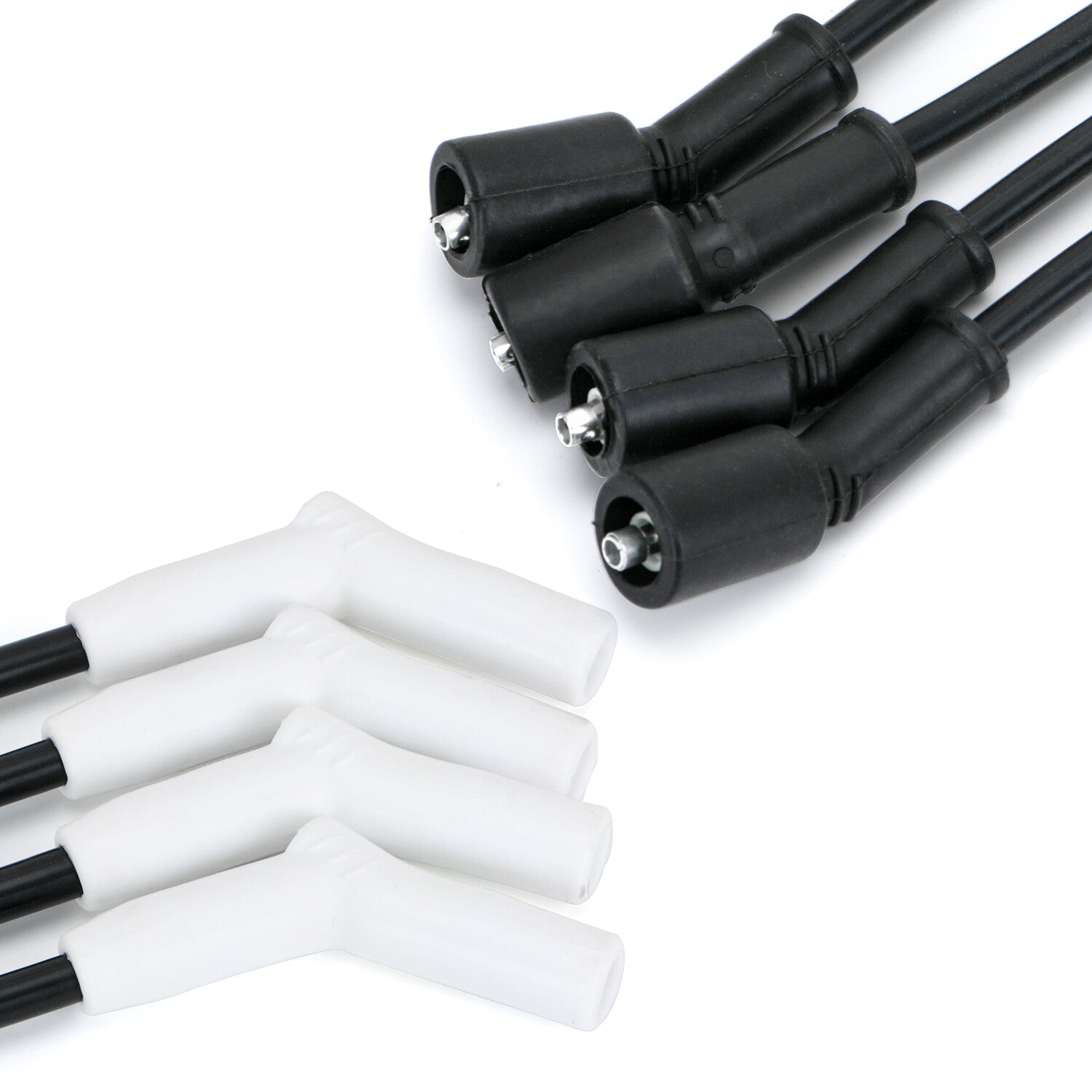 Black Ceramic LS Spark Plug Wire Set 45 for Corvette Camaro for GMC for Sierra Silverado