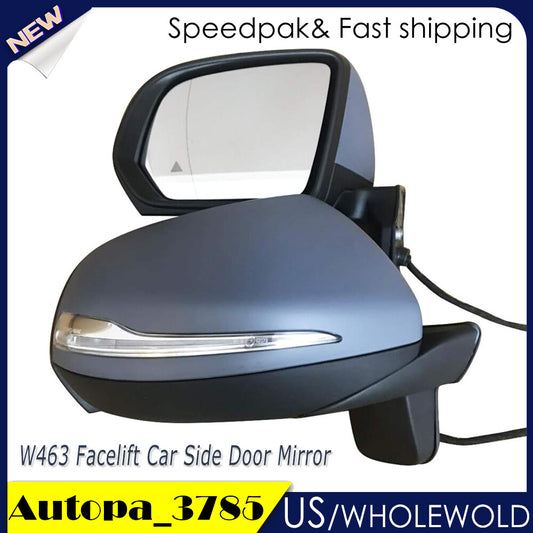 Facelift Side Door Mirror Pair for Mercedes-Benz G class Look G63 G500 W463 W464