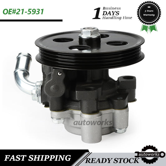 for Toyota Solara for Sienna for Camry Highlander 3.0L V6 Power Steering Pump W/ Pulley