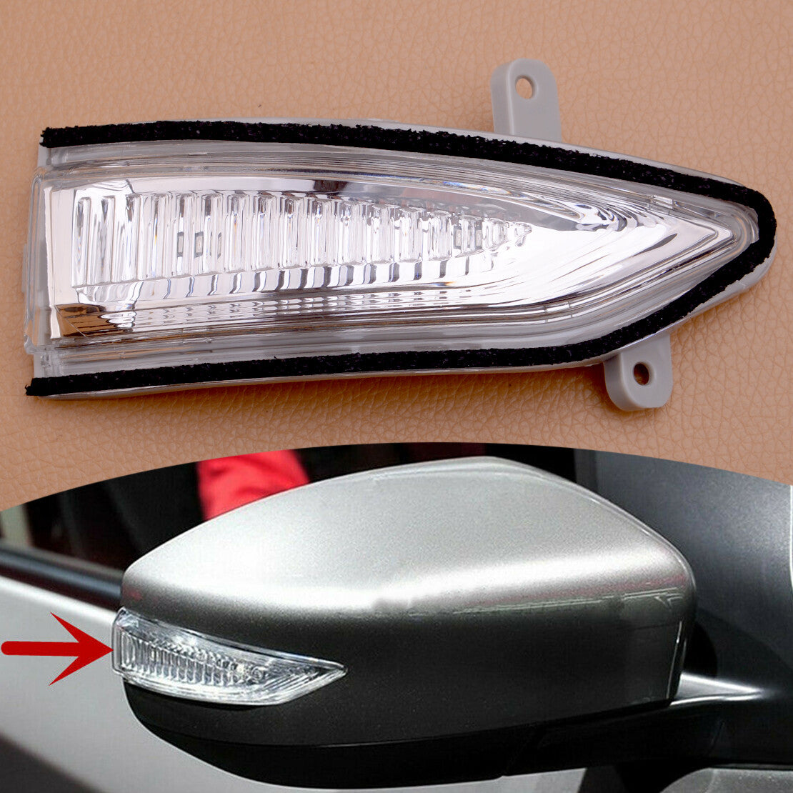 Right Rear View Mirror Indicator LED Turn Signal Light Fit for Sylphy Teana