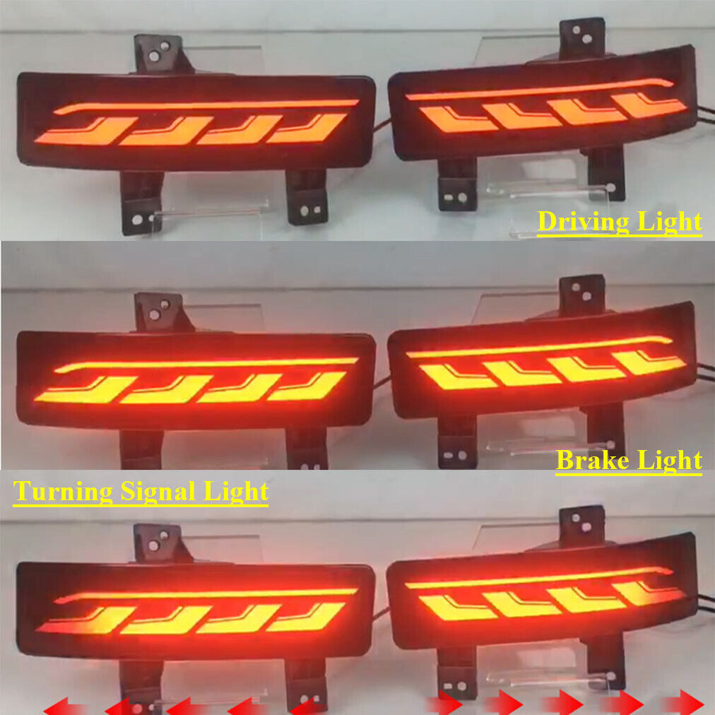 Red Rear FogBrake Taillight Bumper Reflector Light for Honda CRV 21-22 Right C