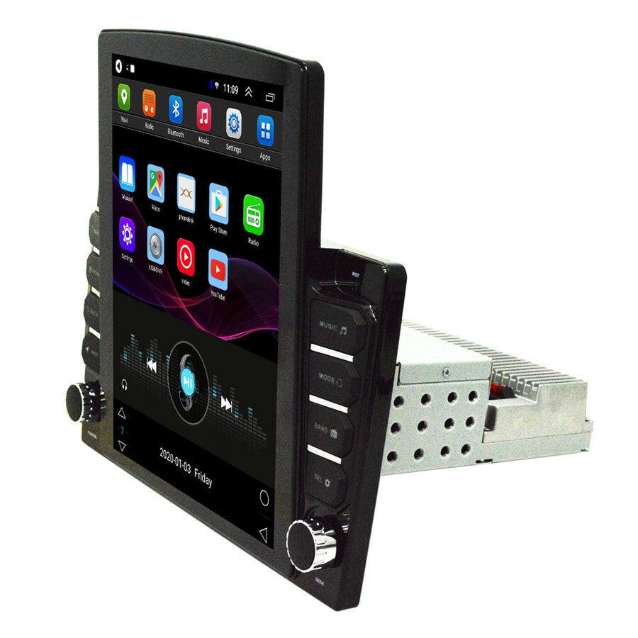 10.1in Android 8.1 Quad-Core Car Stereo Radio GPS Nav Wifi Mirror Link Player