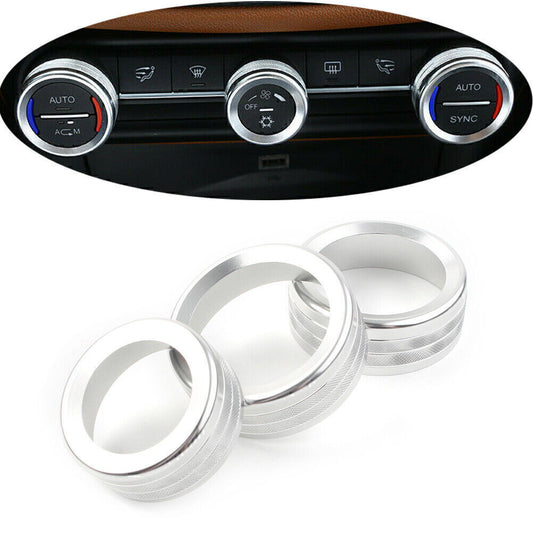 Fit for Alfa Romeo Giulia for stelvio 2017-2020 Console AC Air Conditioning Knob Cover