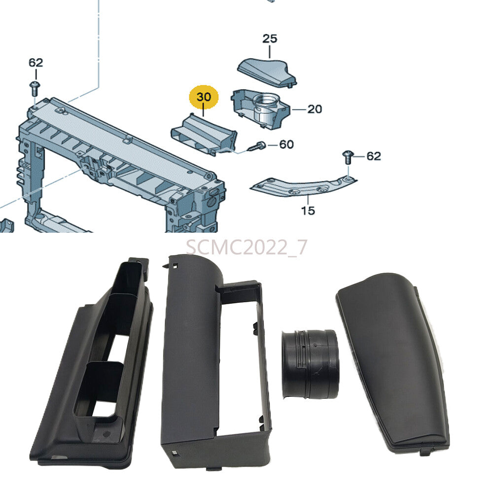 Air Intake Guide Inlet Duct Assembly for Audi A3 for VW for Jetta for Golf for Passat 1K0805965J