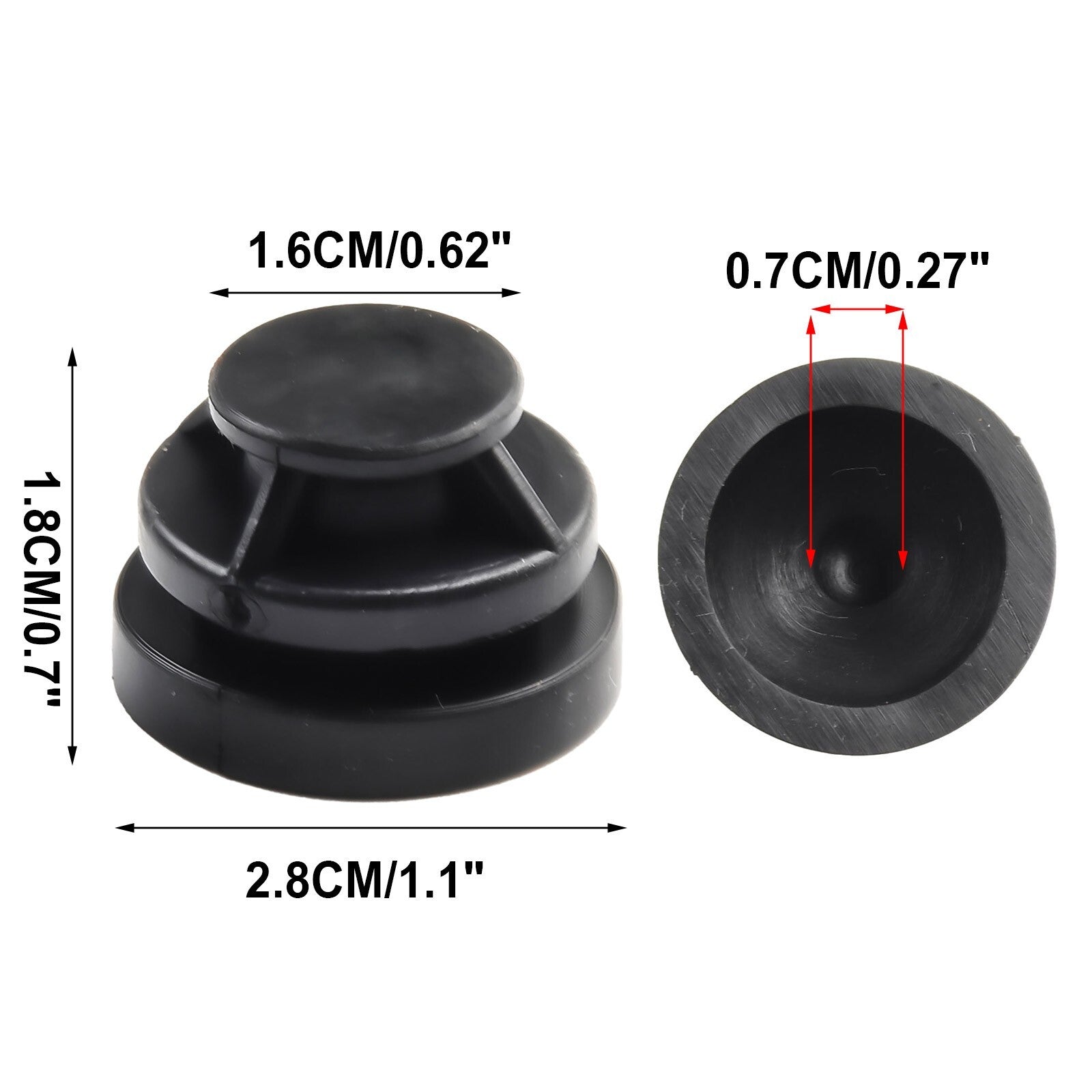 Reliable engine mount shock absorbers for Mazda 2, 3, 6, CX3, CX5 (4-pack)