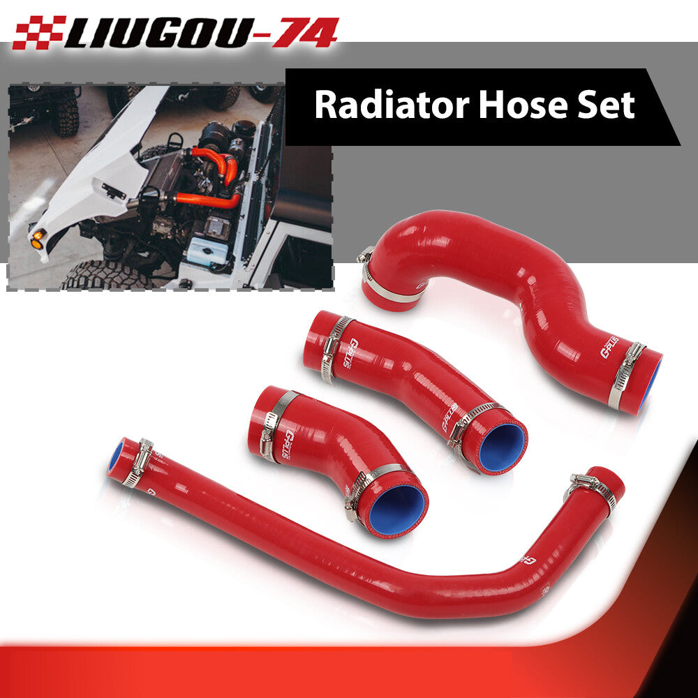 new red radiator hose kit suitable for Hummer 12339160/12339162/12339159/12346
