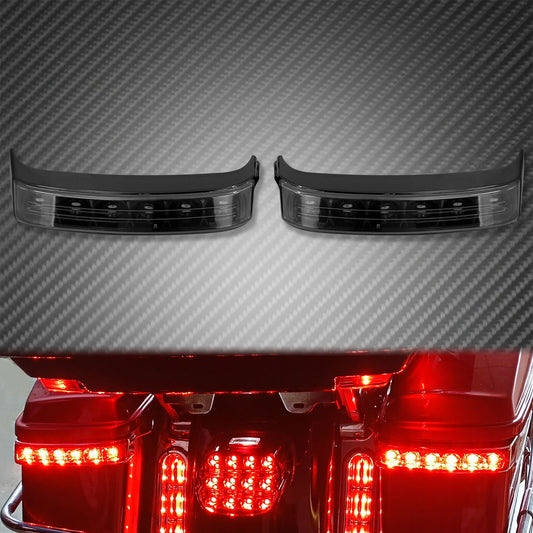 LED Rear Saddlebag Running Turn Signal Brake Hazard Lights Fit For Touring 14-20