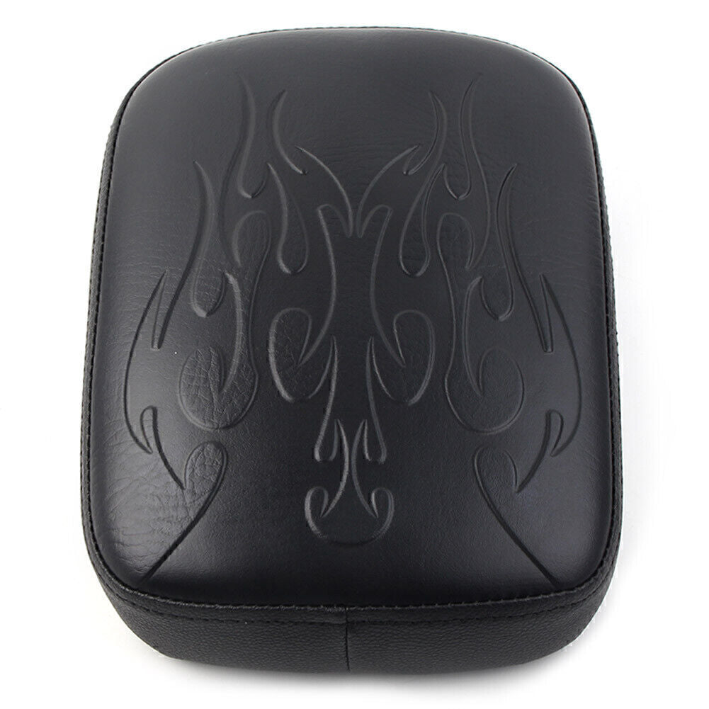 Rear Passenger Cushion 8 Suction Cups Pillion for Seat for Harley Bobber Sportster