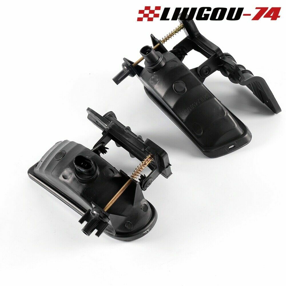 LR front fog lights suitable for 1999-2002 for GMC for Sierra smoked lenses (USA)