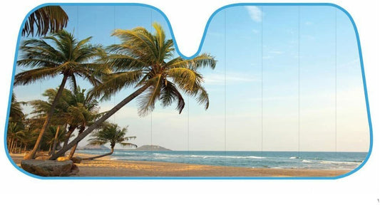Car windshield sunshade, front window sunshade block, UV sunshade panel suitable for automobiles