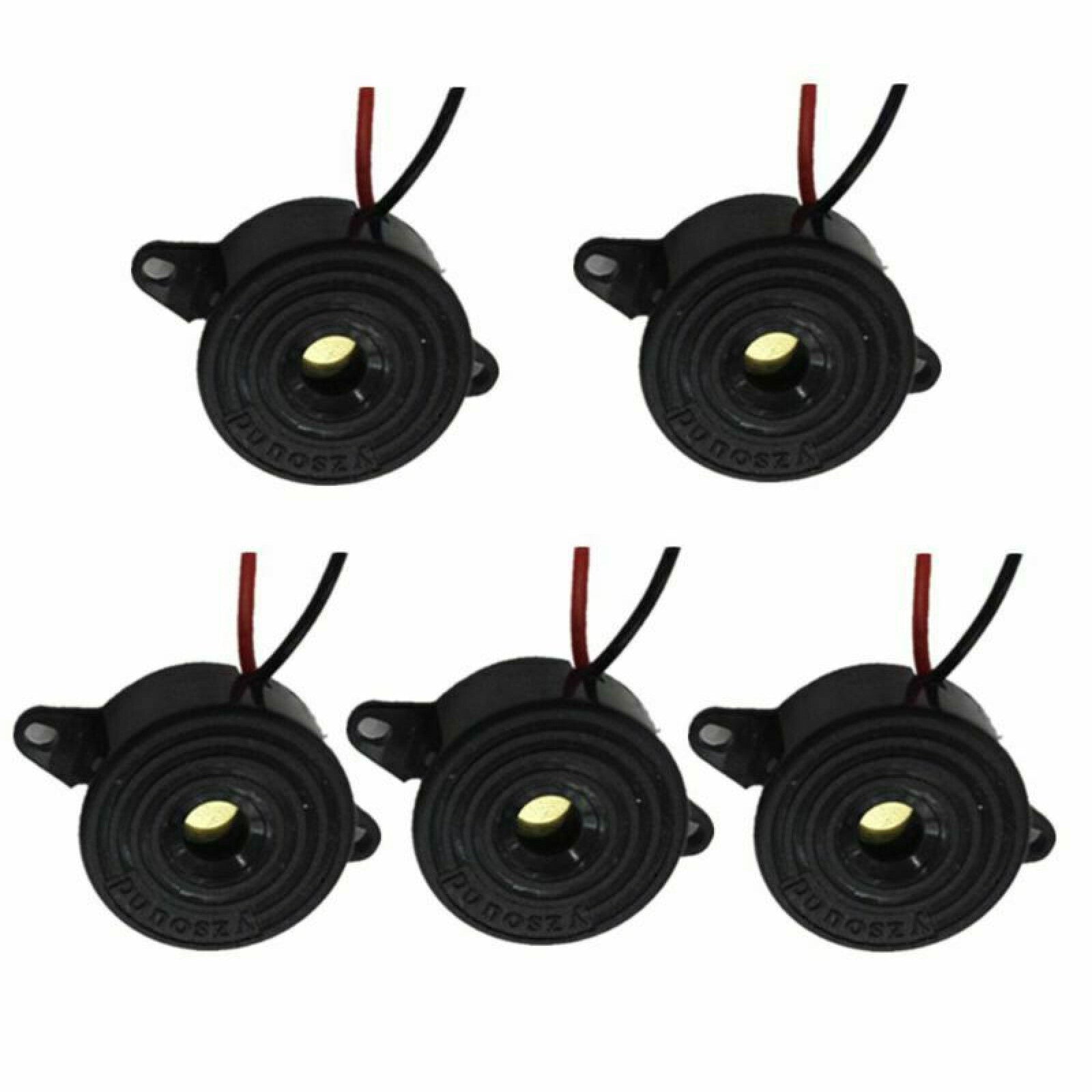 22mm Black Piezo Electronic Tone Buzzer Alarm Continuous Beep DB Piezoelectric