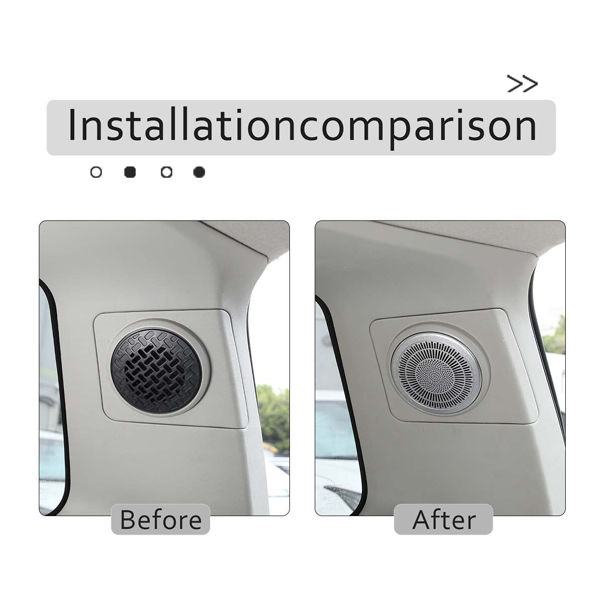 Carbon fiber ABS internal AC mode button protective cover suitable for Nissan Titan 2016-24