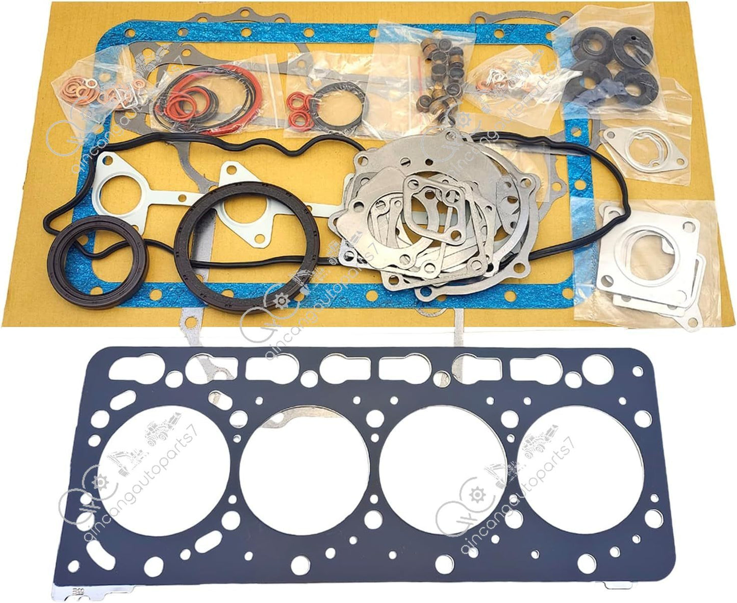 Overhaul Rebuild Kit for Kubota Engine V3300 V3300T Bobcat Loader A300 S220 S250